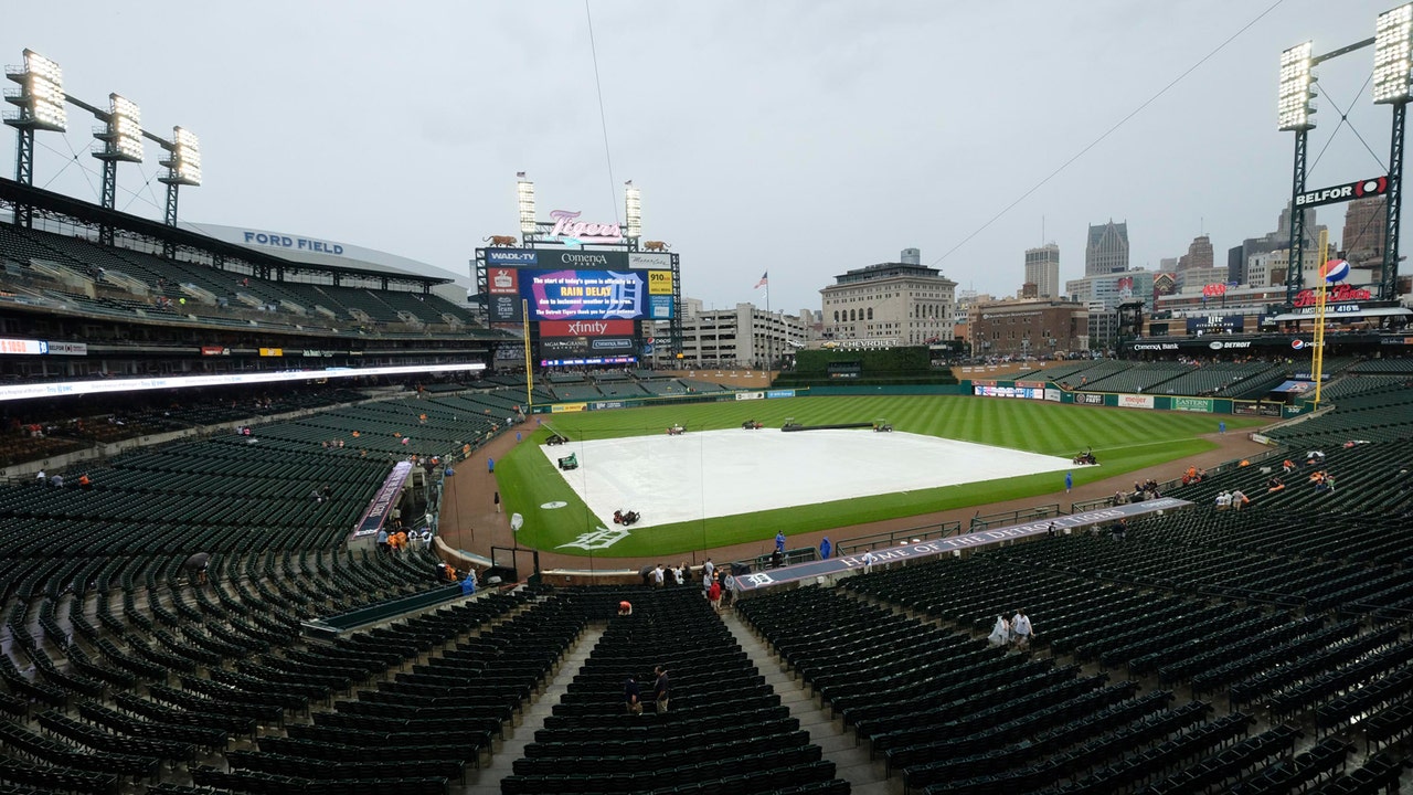 Rain postpones opener of Tigers-Indians series